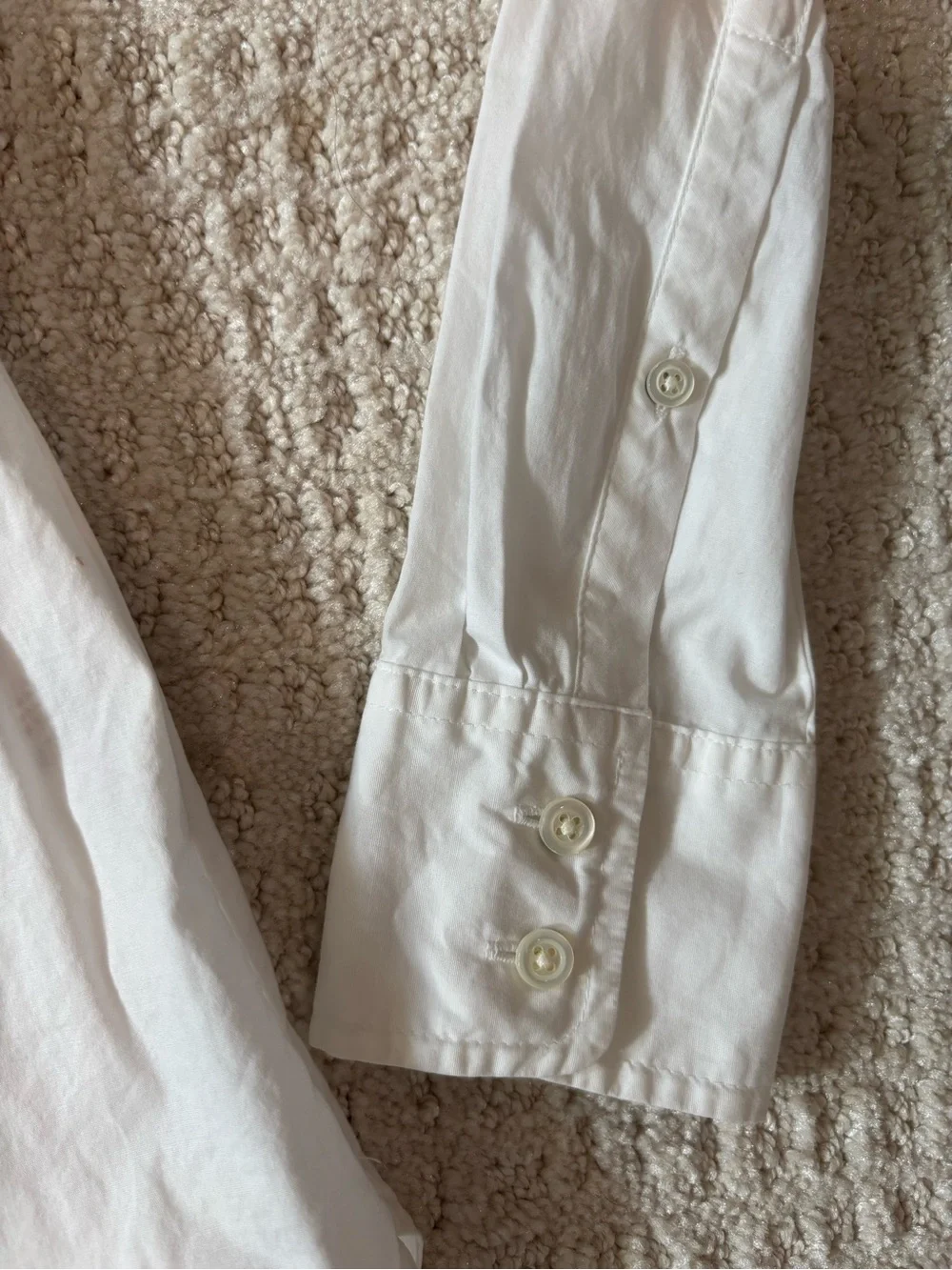 Classic White J.Crew Women’s Fitted Button-Down Shirt